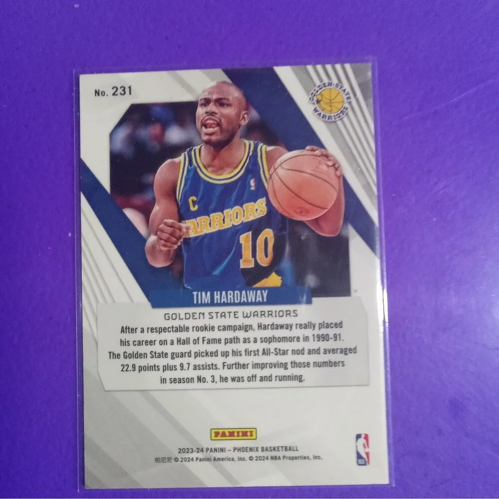 2023-24 Panini Phoenix - Tim Hardaway #231 Blue Ice